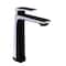 Anzzi 1-Handle Bathroom Vessel Sink Faucet in Matte Black and Chrome L-AZ904MB-CH - alternate 1